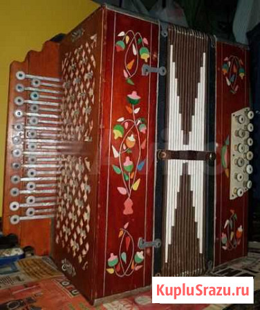Русская кустарная гармонь. Цельная планка Екатеринбург - изображение 1