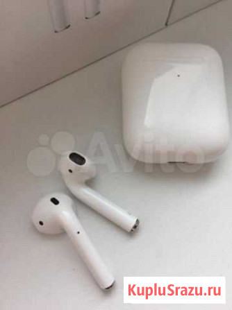AirPods 2. Доставка по городу бесплатно Кемерово - изображение 1