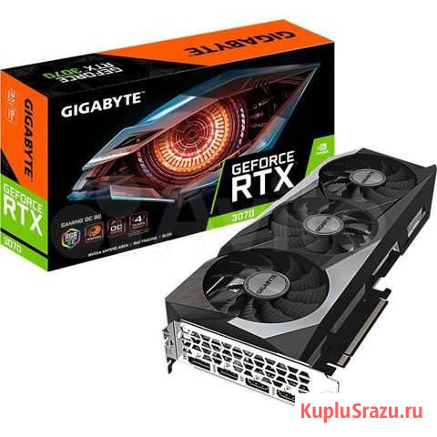 Видеокарты Gigabyte GeForce RTX 3070 8G в наличии Тюмень - изображение 1