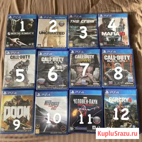 Игры для приставок ps4 Томск - изображение 1