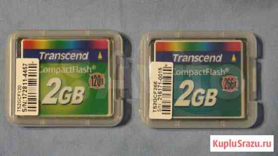 Карта памяти CF transcend 2 гб, 133X, TS2GCF133x Петрозаводск