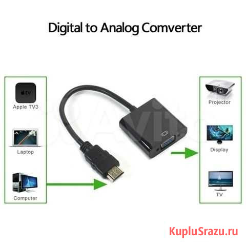 Переходник с hdmi на VGA Назрань - изображение 1