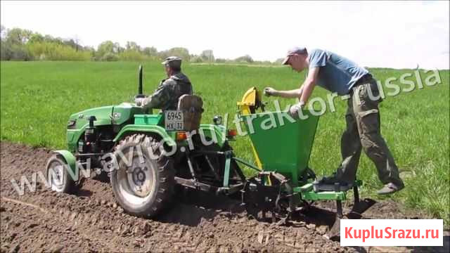 Картофелесажалка 1-ряд на минитрактор-урожай 2020 Москва - изображение 1