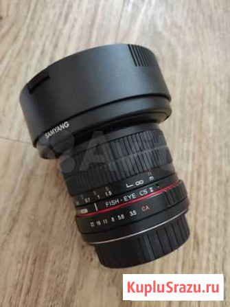 Объектив samуang 8 MM F3.5 UMC для canon Благовещенск - изображение 1