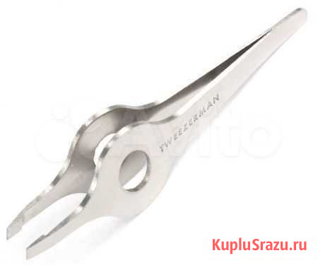Косметический пинцет Tweezerman Wide Grip Slant Тула - изображение 1