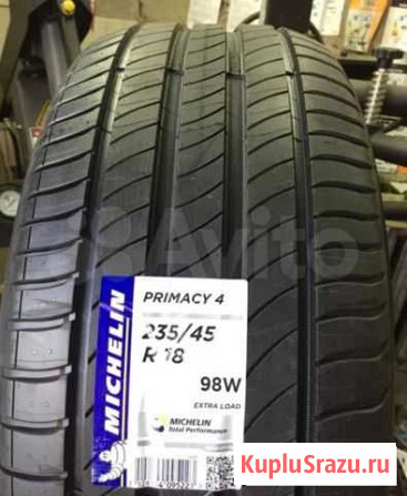 Новые Michelin Primacy 4 235/45R18 Чебоксары - изображение 1
