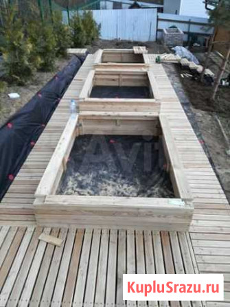 Садовая дорожка и теплый огород из лиственницы Сертолово - изображение 1