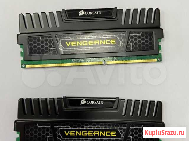 Corsair vengeance ddr3 8gb (4x2) 1600 Mhz Иркутск - изображение 1