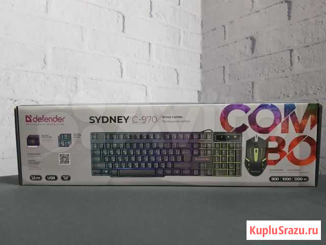 Клавиатура + мышь Defender Sydney C-970 Брянск - изображение 1