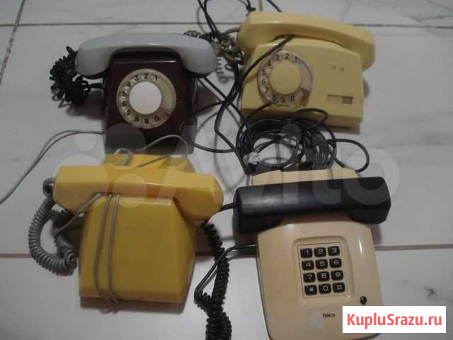 Телефонный аппарат проводной СССР с наборником Одинцово - изображение 1