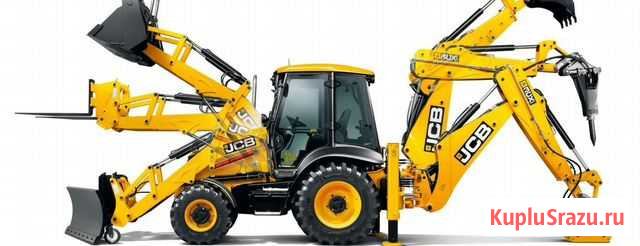 Экскаватор-погрузчик Выборг, комунальная щетка Выборг - изображение 1