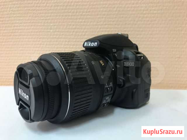 Зеркальный фотоаппарат Nikon D3100 18-55 VR Альметьевск - изображение 1
