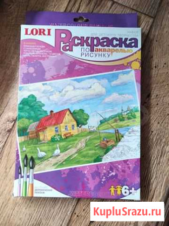 Раскраска акварельная по рисунку Новосибирск - изображение 1