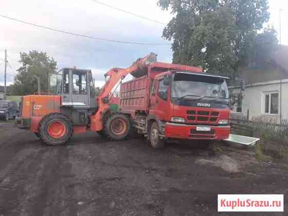 Услуги фронтального погрузчика и самосвала Елизово