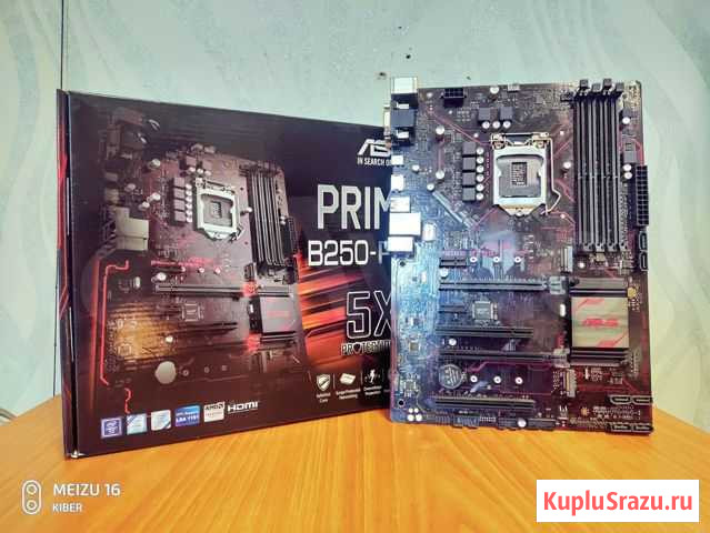Материнская Плата 1151 Asus Prime B250-Plus Новосибирск - изображение 1