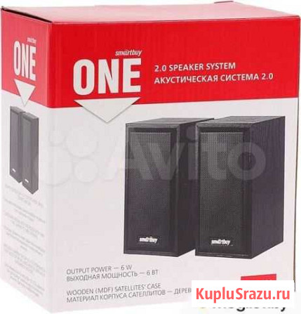 Компьютерные колонки SmartBuy SBA-101 6Вт Black Кострома - изображение 1