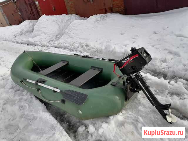 HDX 2л.с.+ лодка Пеликан-280м Чехов - изображение 1