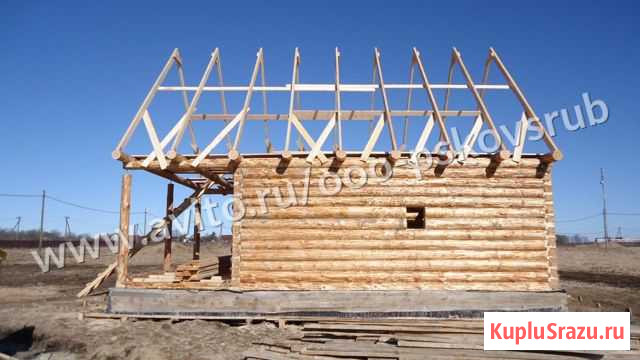 Сруб дома из бревна Выборг - изображение 1