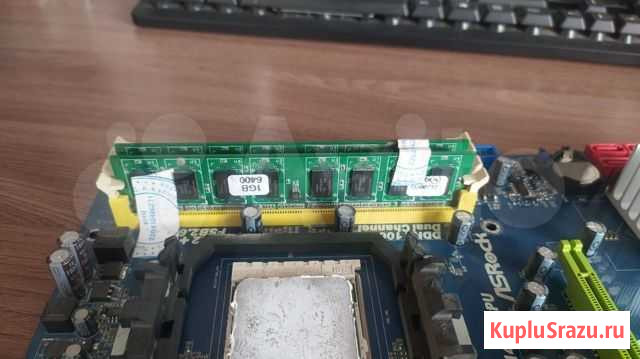Материнка + проц + ddr2 Бийск - изображение 1