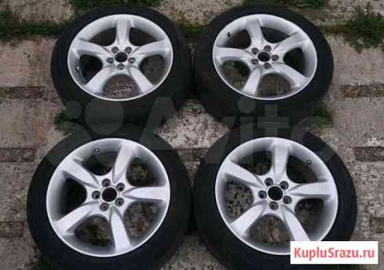 Летние колеса Subaru R17 5x100 резина 215/50 Красноярск