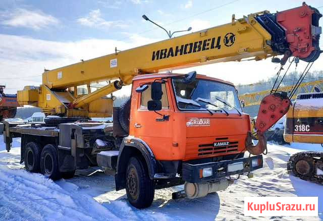 Услуги Автокрана / Аренда Автокрана 25 тонн, стрел Омск - изображение 1