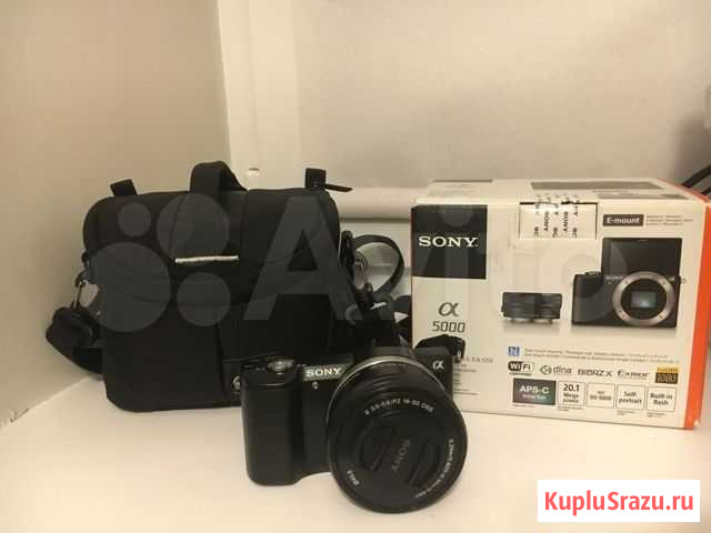 Продаю фотоаппарат Sony A5000 Калуга - изображение 1