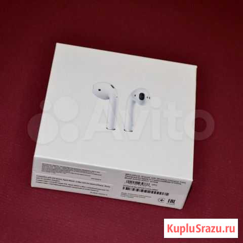 Беспроводные наушники airpods Новый Уренгой - изображение 1