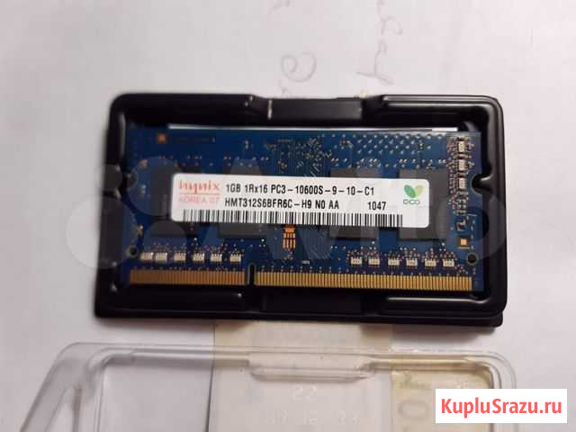 Оперативная память SO-domm ddr 3 1 GB ноутбук Хабаровск - изображение 1