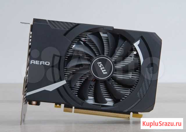 Игровая видеокарта nvidia GTX1050Ti 4gb MSI Aero Балаково - изображение 1