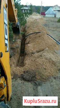 Водопровод, канализация, Услуги экскаватора JCB Арзамас - изображение 1