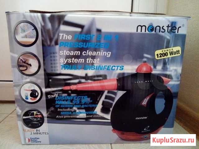 Пароочиститель monster superclean SC20 Балашиха - изображение 1