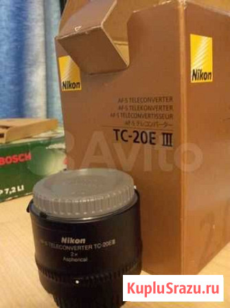 Продам телеконвертер Nikon TC-20E 3 Хабаровск - изображение 1