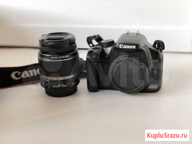 Зеркальный фотоаппарат Canon 450d Тюмень - изображение 1