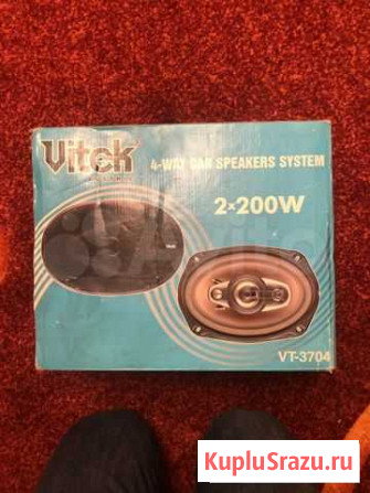 Колонки Vitek 3704 новые 4х полосные Котельники - изображение 1