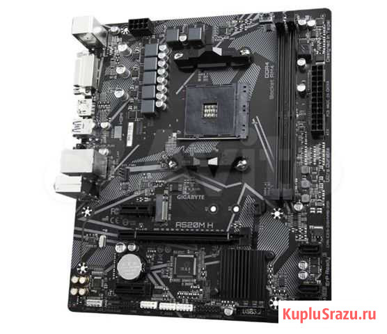 Материнская плата gigabyte A520M H (rev. 1.0) Долгопрудный - изображение 1