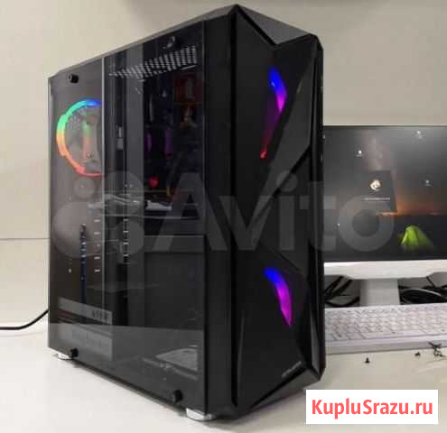 Игровой компьютер ryzen 5 1600/RX 580 4gb Курск - изображение 1