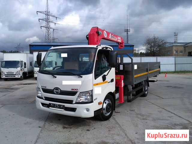 Hino (Хино) 8 т, (730) бортовая платформа с кму Набережные Челны - изображение 1