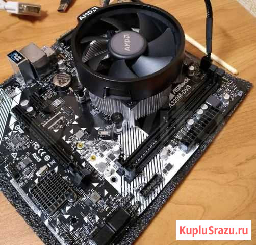 Материнская плата ASRock A320M-DVS R4.0 Магнитогорск - изображение 1