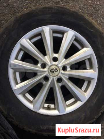 Комплект колёс 215/65R16 5x114.3 липучка Bridgesto Оренбург - изображение 1