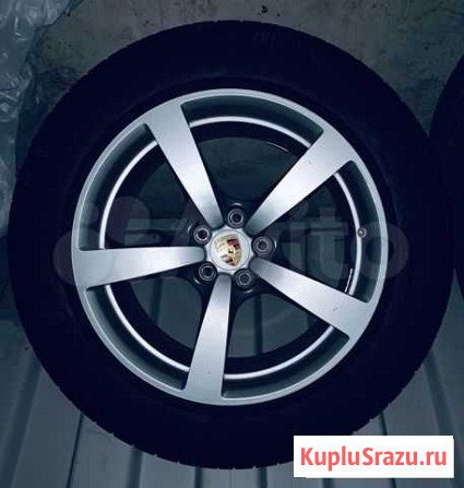 Porsche оригинальные диски на зимней резине. Экспл Янино-1 - изображение 1