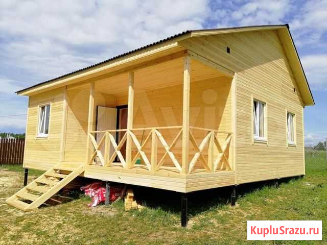 Каркасный дом для пмж 9х8 Д-08 Ангарск - изображение 1