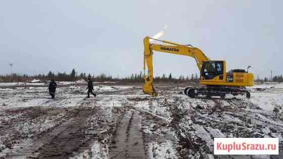 Услуги гусеничного экскаватора komatsu (болотник) Водный