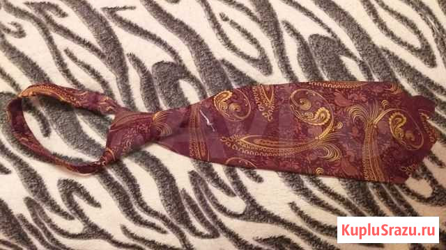 Галстук из СССР с брошкой Балашов - изображение 1