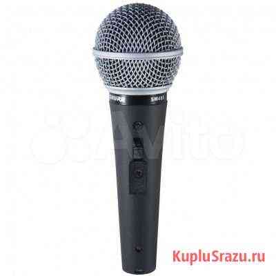 Микрофон Shure SM-48S с кабелем XLR-XLR новый Пермь