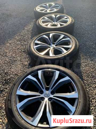 Колёса R20 Lexus RX450H и шины Dunlop 235/55R20 Владивосток - изображение 1