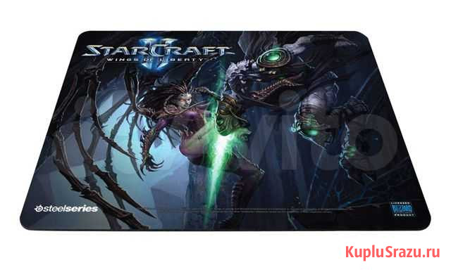Коврик SteelSeries Starcraft2 Kerrigan vs Zeratul Челябинск - изображение 1