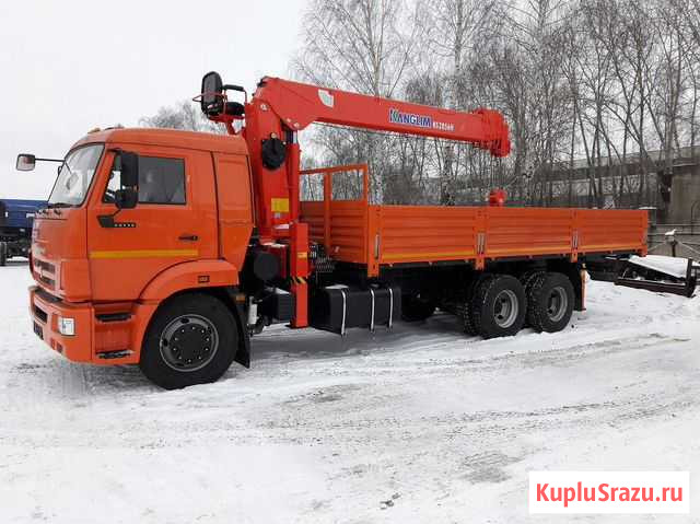 Камаз 65115 бортовой с кму 7 тонн новый Набережные Челны - изображение 1