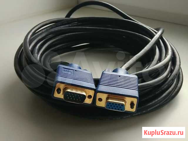 VGA кабель Defender 10m Октябрьский - изображение 1