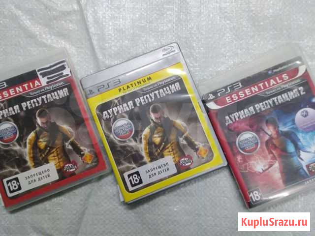 Игры дурная репутация/дурная репутация 2 для PS3 Муром - изображение 1