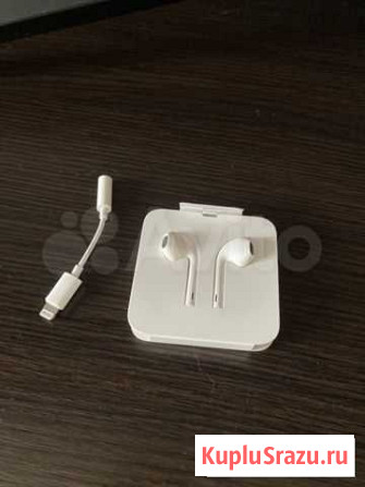 Наушники earpods и переходник 3,5 мм Михайловка - изображение 1